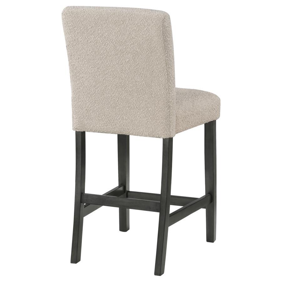

    
 Shop  Transitional Charcoal Grey/Beige Wood Counter Height Chair Set 2PCS Coaster Alba 123129

