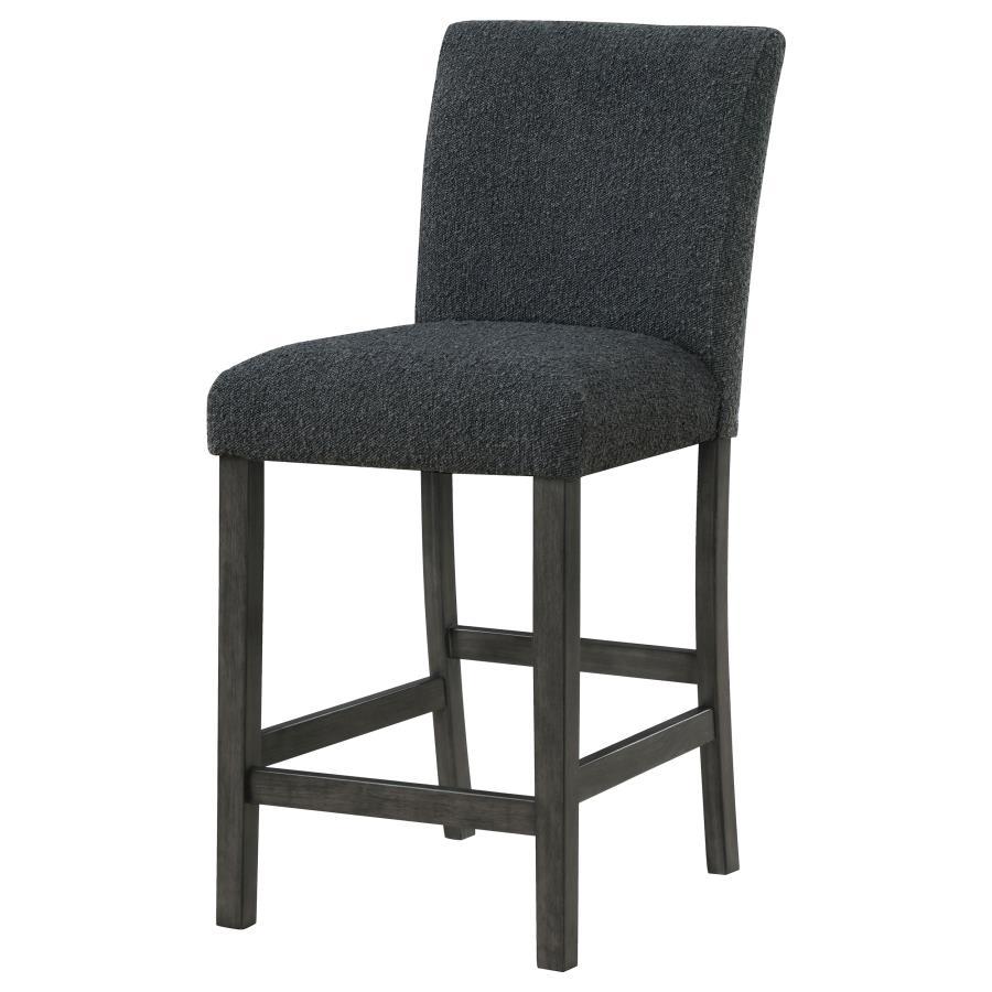 

    
Coaster Alba Counter Height Chair Set 2PCS 123139-2PCS Counter Height Chair Set Charcoal Grey/Black 123139-2PCS

