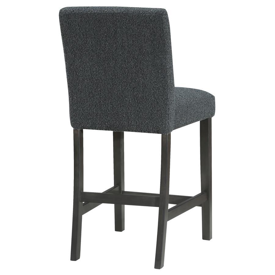 

    
 Shop  Transitional Charcoal Grey/Black Wood Counter Height Chair Set 2PCS Coaster Alba 123139
