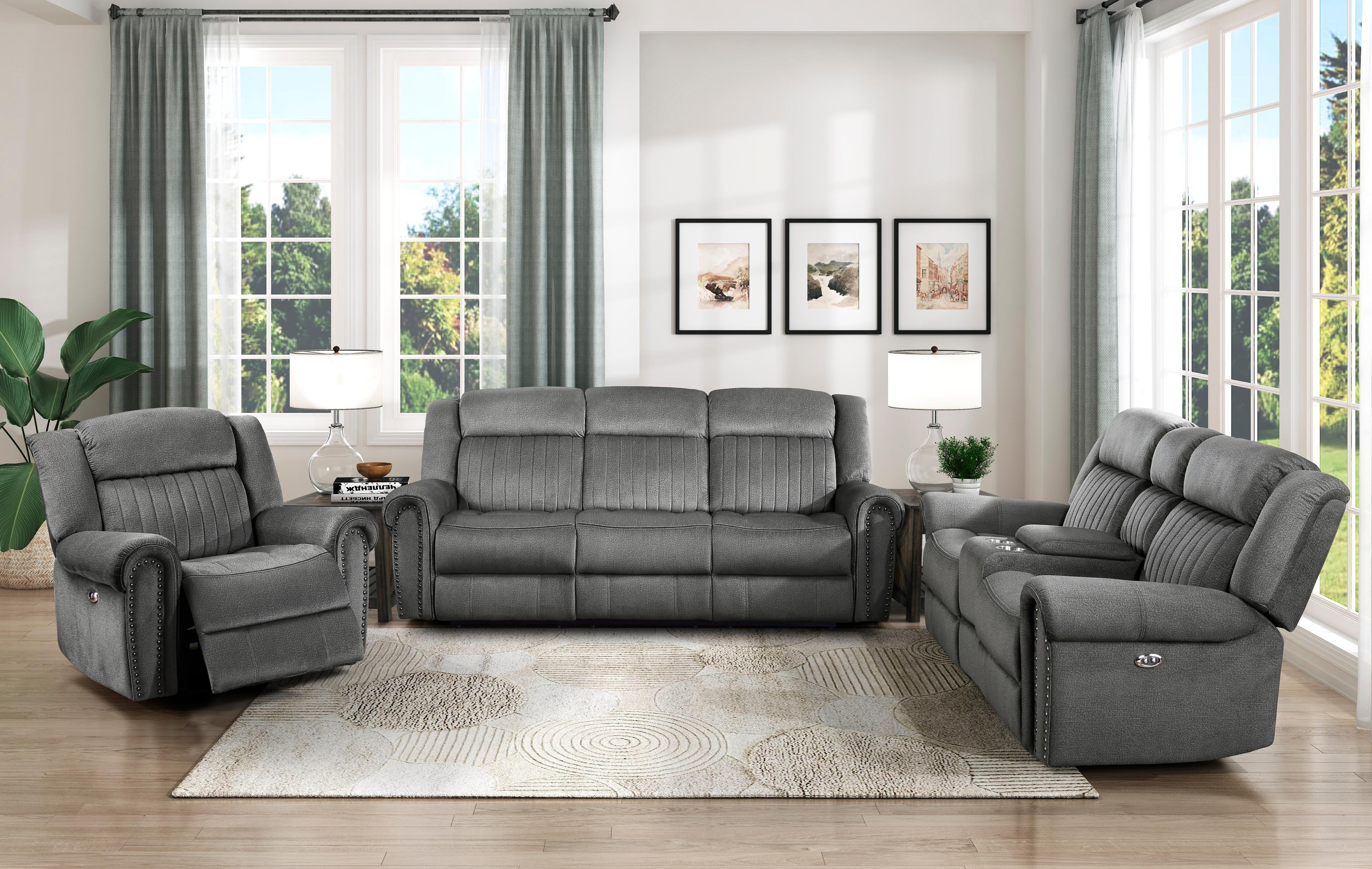 

    
9204CC-2PW Transitional Charcoal Microfiber Power Reclining Loveseat Homelegance 9204CC-2PW Brennen
