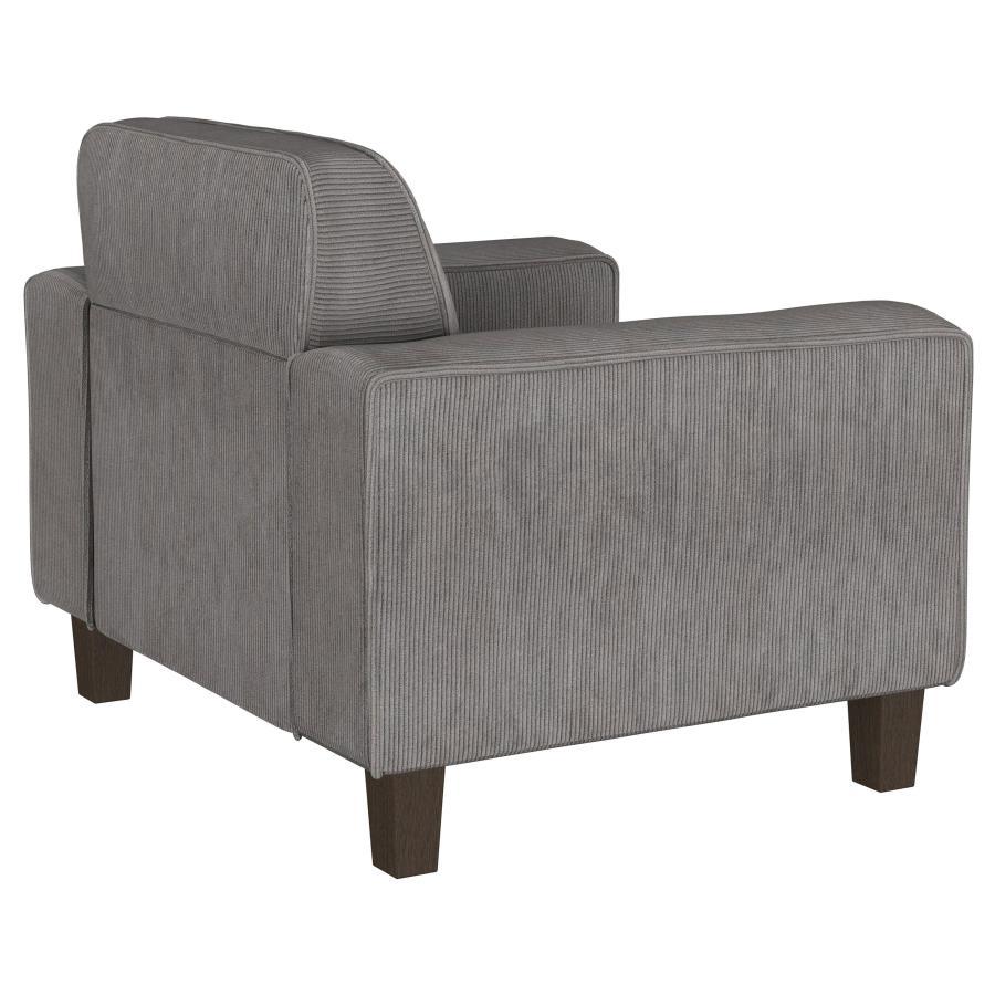

    
509643-C Transitional Charcoal Wood Chair Coaster Deerhurst 509643
