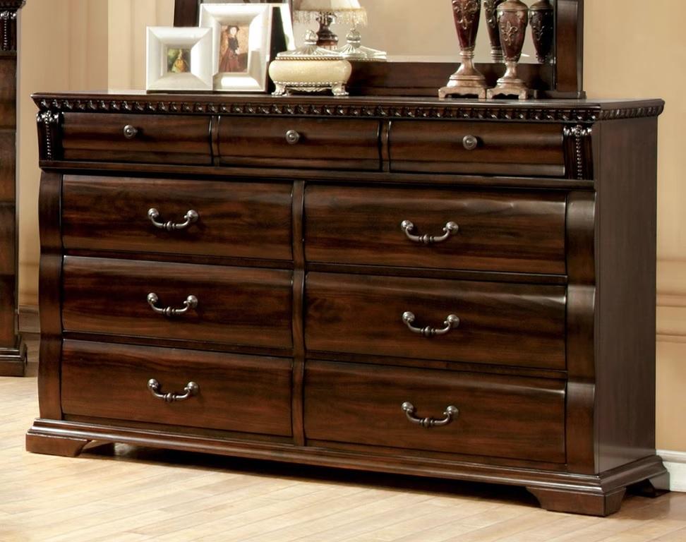 

    
Transitional Cherry Solid Wood Dresser Furniture of America CM7791D Burleigh
