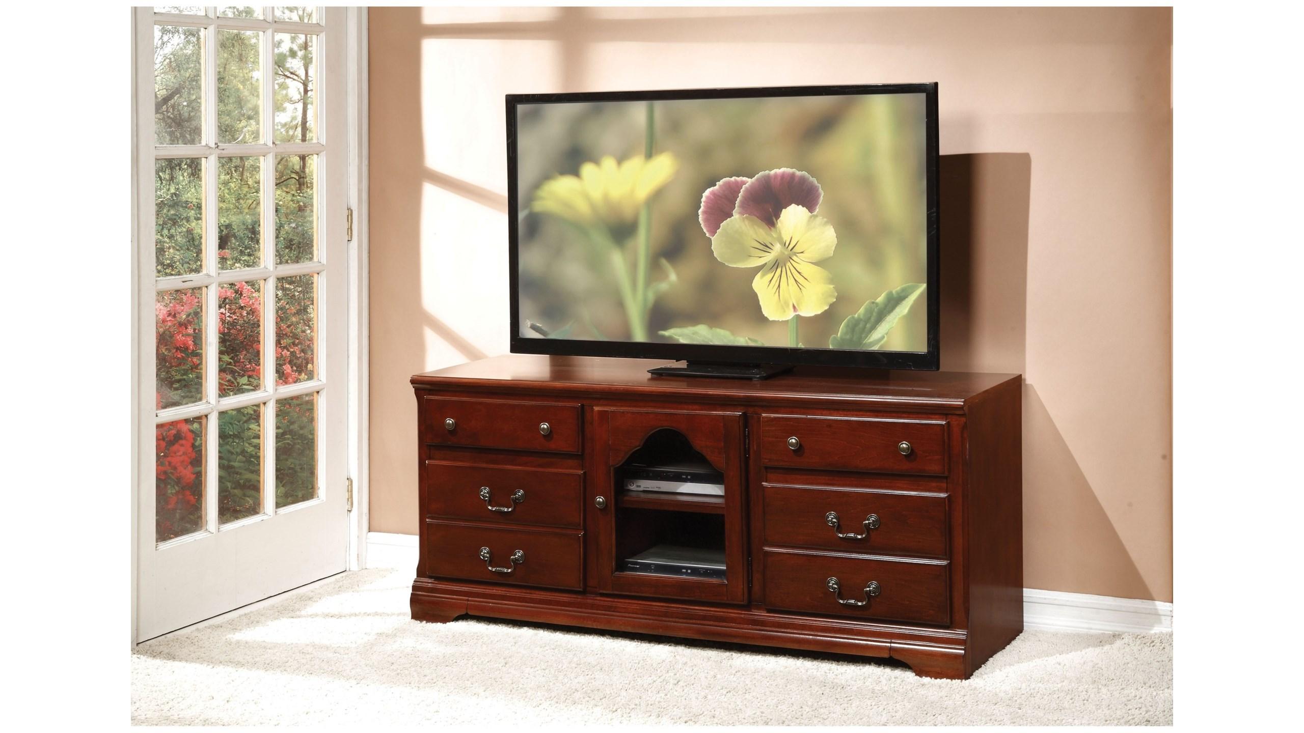 

    
Transitional Cherry TV Stand by Acme Hercules 91113
