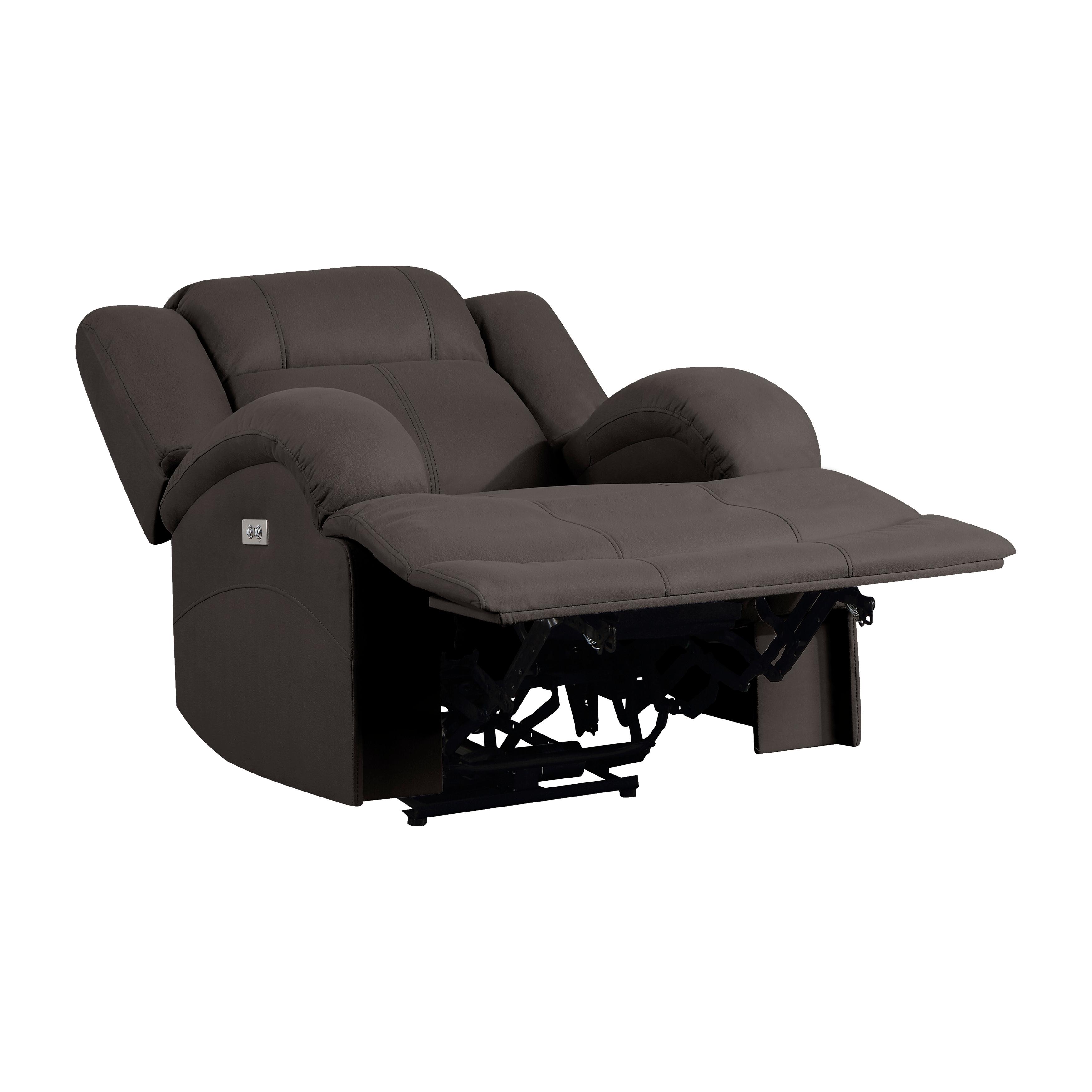 

    
Homelegance 9207CHC-1PW Camryn Power Reclining Chair Chocolate 9207CHC-1PW
