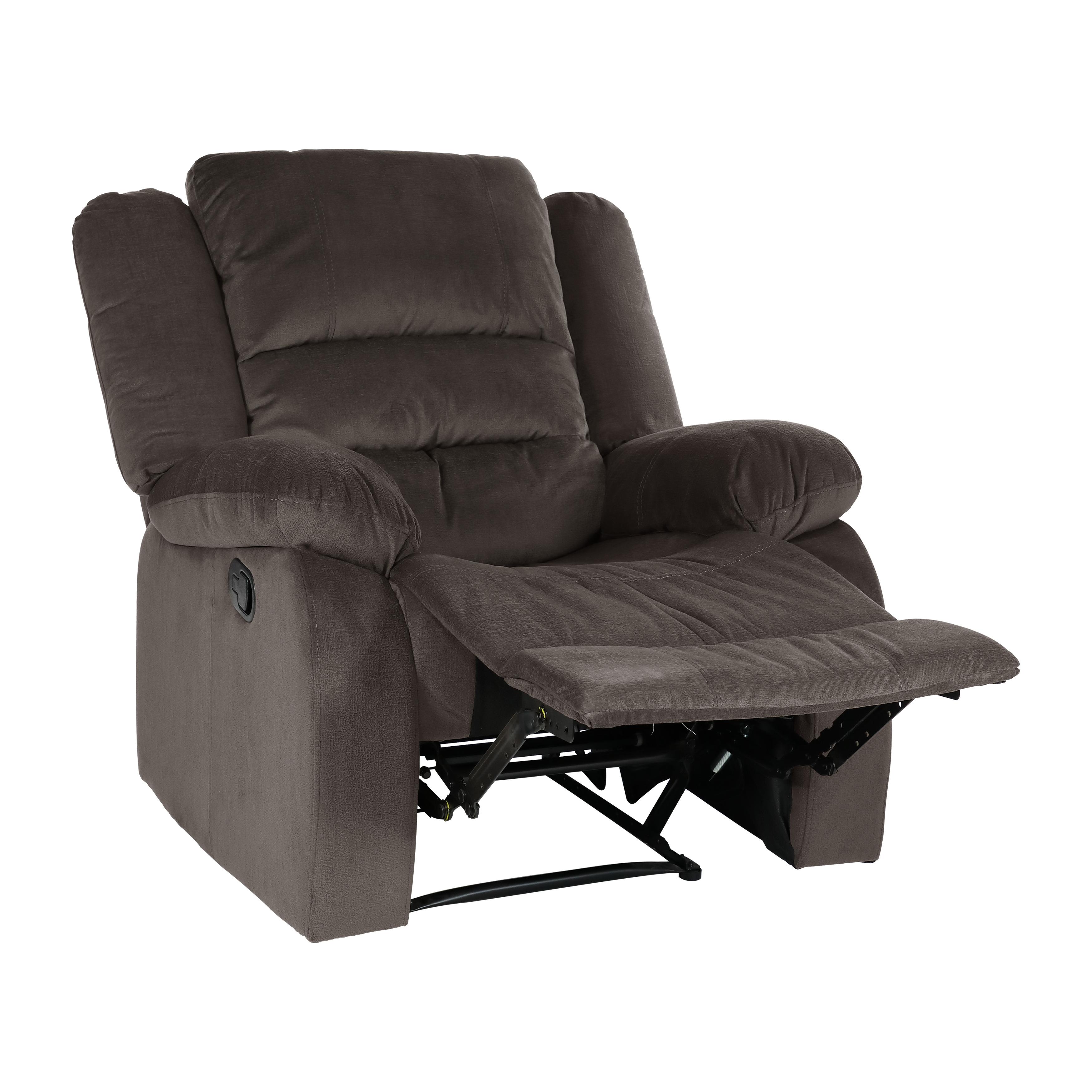 

    
Homelegance Jarita Chair 8329CH-1-C Reclining Chair Chocolate 8329CH-1-C
