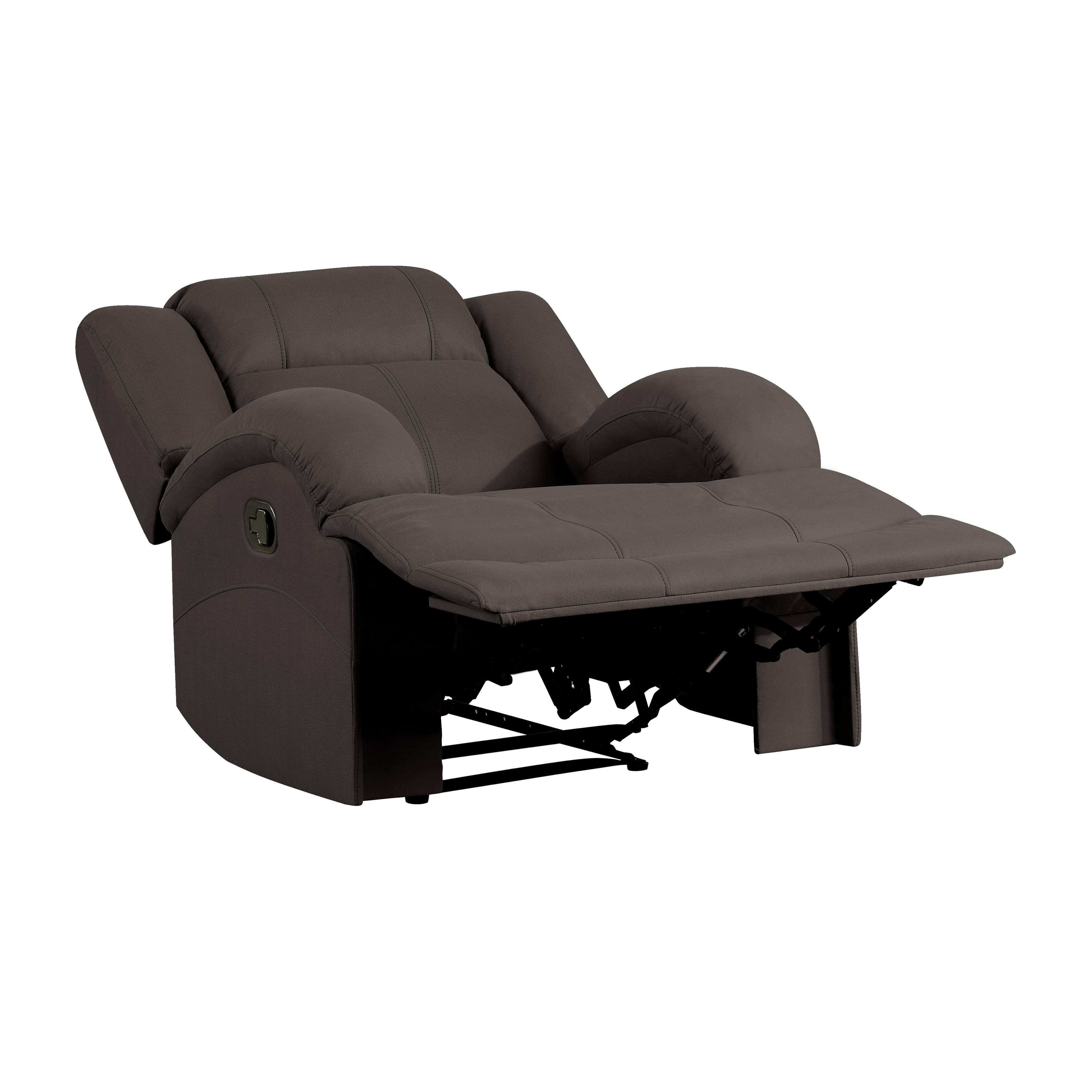 

    
Homelegance 9207CHC-1 Camryn Reclining Chair Chocolate 9207CHC-1
