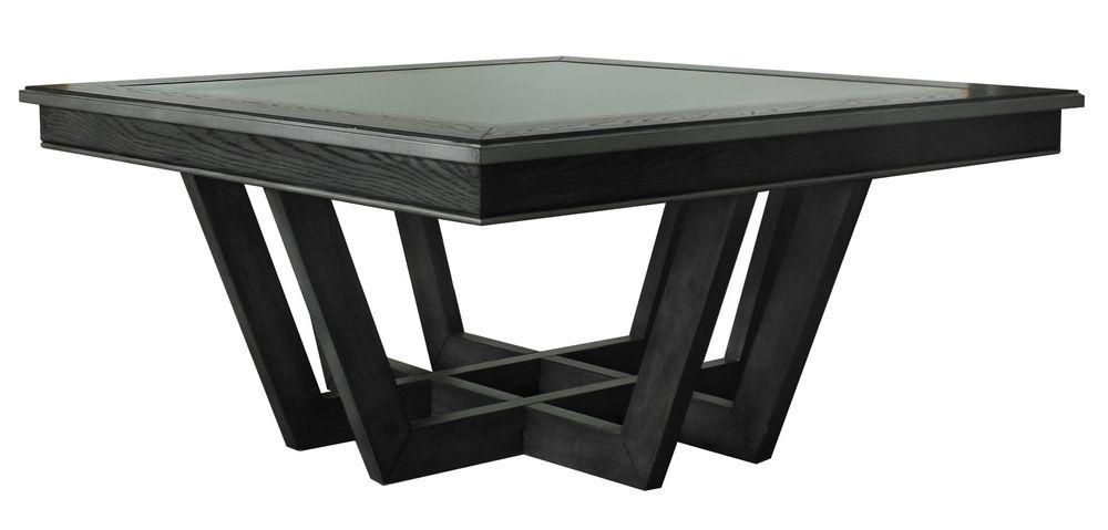 

    
Transitional Clear Glass & Charcoal Coffee Table by Acme House Beatrice 88810
