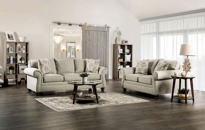 

    
Transitional Cream Solid Wood Living Room Set 2PCS Furniture of America Amaya SM5411-SF-S-2PCS

