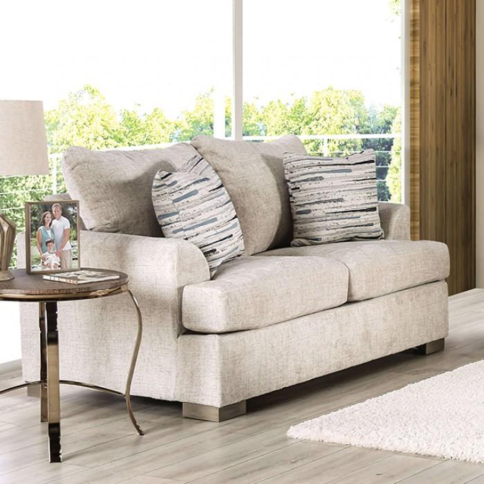 

    
Furniture of America Leytonstone Living Room Set 2PCS SM1209-SF-S-2PCS Living Room Set Cream SM1209-SF-S-2PCS

