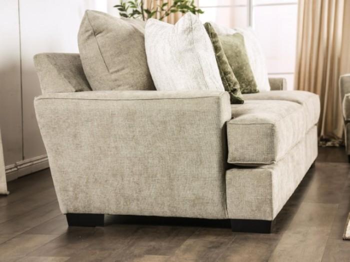 

    
Transitional Ash Green/Ivory Solid Wood Loveseat Furniture of America New Meadows SM1213-LV-L
