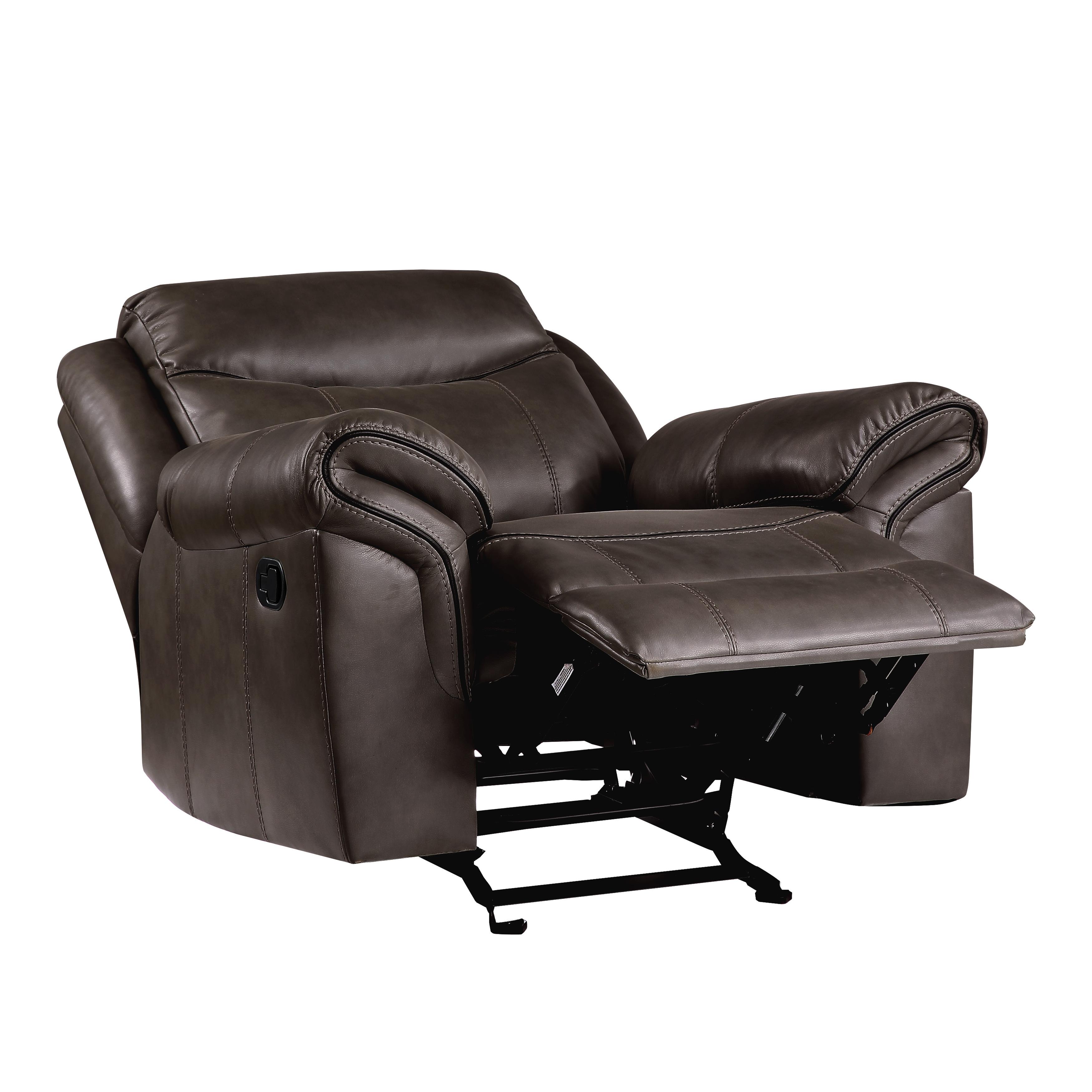 

    
Homelegance 8206BRW-1 Aram Reclining Chair Dark Brown 8206BRW-1
