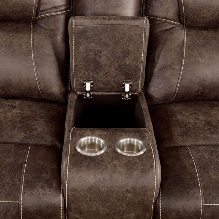 

                    
Furniture of America CM6216-LV Kennedy Recliner Loveseat Dark Brown Leatherette Purchase 

