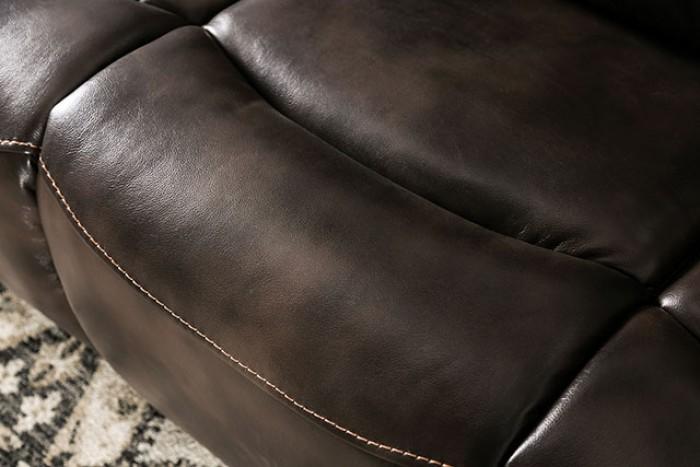 

                    
Furniture of America CM9906-SF Barclay Recliner Sofa Dark Brown Leatherette Purchase 
