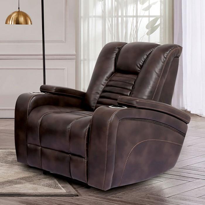 

                    
Furniture of America CM9902-SF-3PC Abrielle Power Reclining Living Room Set Dark Brown Faux Leather Purchase 

