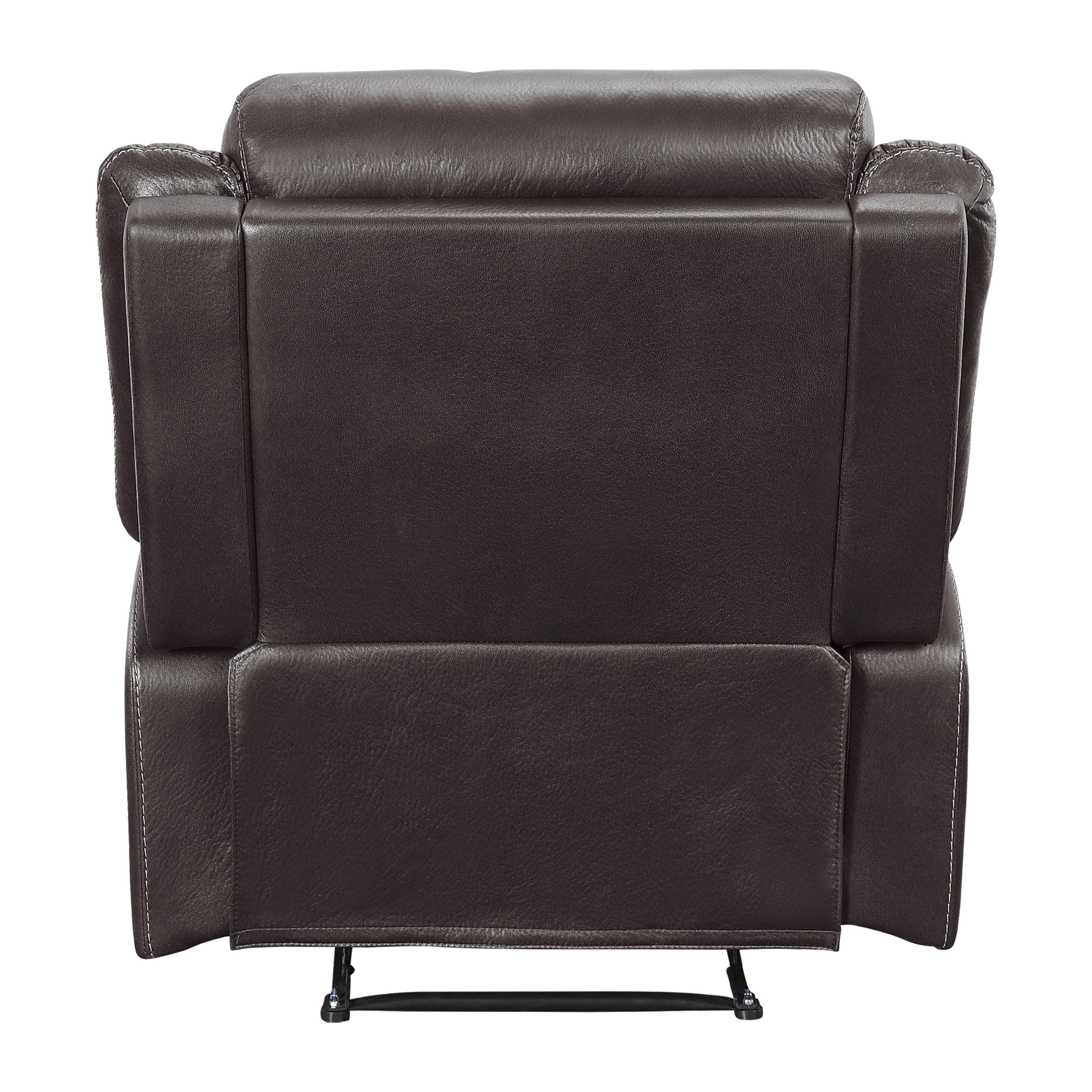 

        
Homelegance Yerba Reclining Chair 9990DB-1-C Reclining Chair Dark Brown Polished Microfiber 64225353231689
