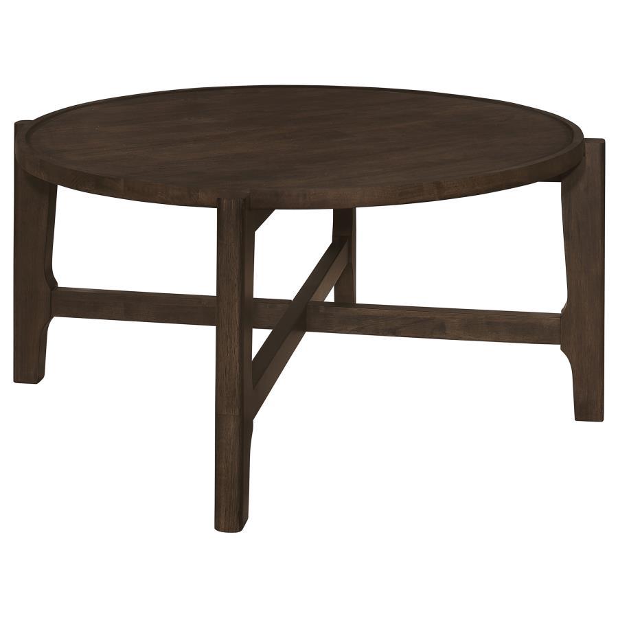 Transitional Coffee Table Cota Coffee Table 708288-CT 708288-CT in Dark Brown 