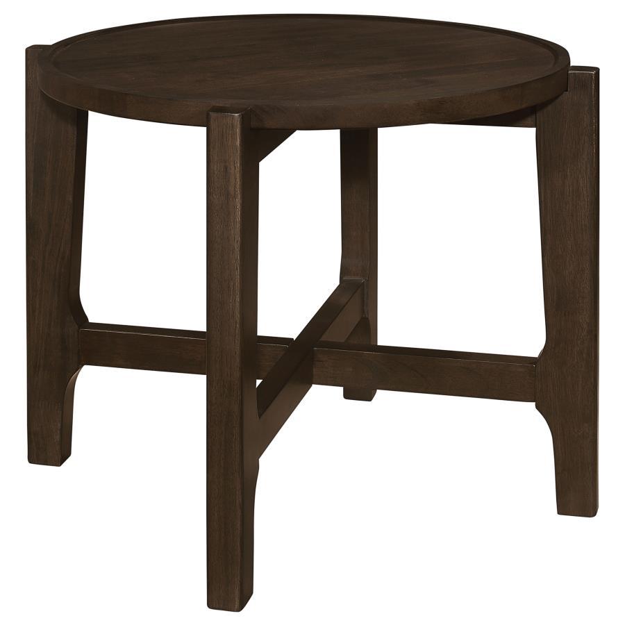 Transitional End Table Cota End Table 708287-ET 708287-ET in Dark Brown 