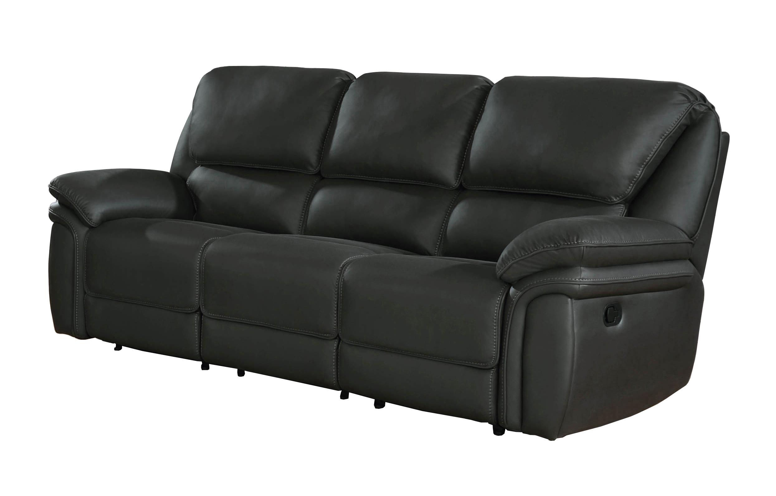 Transitional Motion Sofa 651344 Breton 651344 in Charcoal 