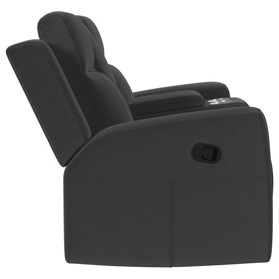 

    
Coaster Brentwood Reclining Loveseat 610286-C Recliner Chair Charcoal 610286-C
