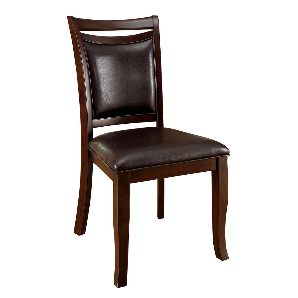 

                    
Furniture of America CM3024T-5PC Woodside Dining Room Set Dark Cherry Leatherette Purchase 

