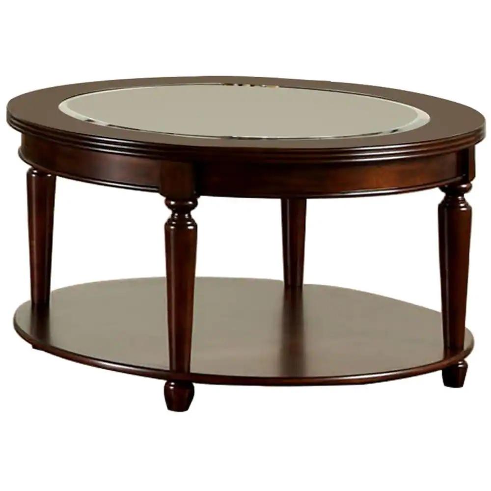 

    
Transitional Dark Cherry Solid Wood Coffee Table Furniture of America CM4131OC Granvia
