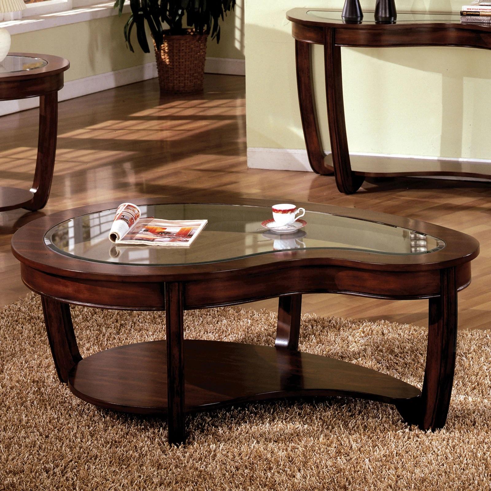 

                    
Furniture of America CM4336C-3PC Crystal Falls Coffee Table and 2 End Tables Dark Cherry  Purchase 
