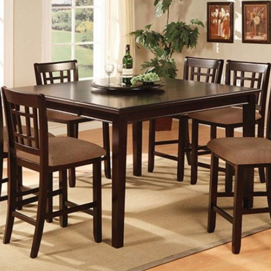 

    
Transitional Dark Cherry Solid Wood Counter Height Table Furniture of America Central Park CM3100PT
