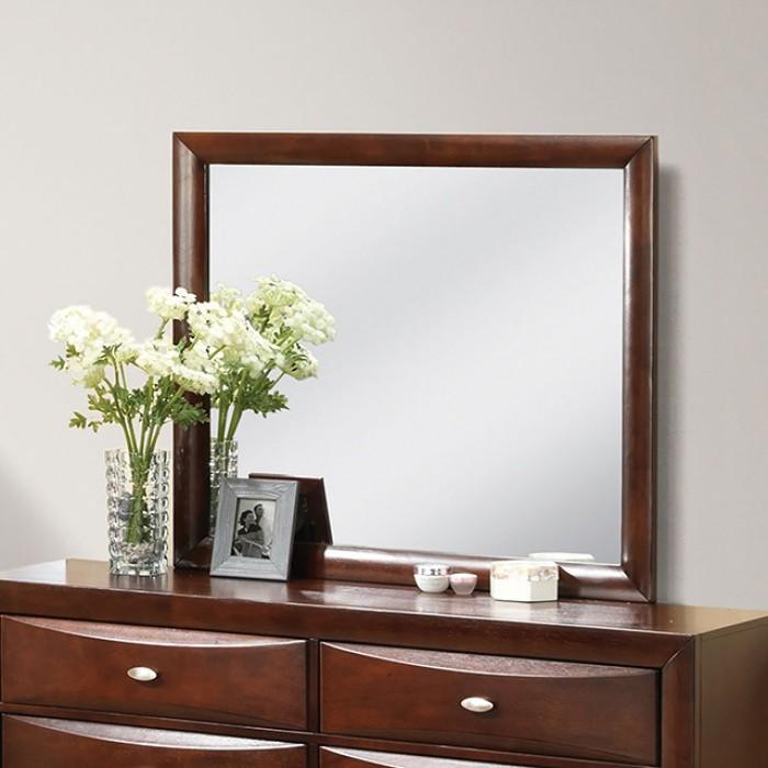 

    
Transitional Dark Cherry Solid Wood Dresser With Mirror Set 2PCS Furniture of America Zosimo FM7210CH-D-2PCS
