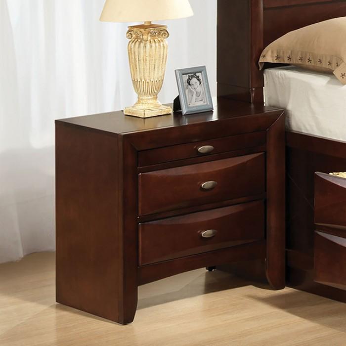 

    
Furniture of America Zosimo King Storage Bed FM7210CH-EK Storage Bed Dark Cherry FM7210CH-EK
