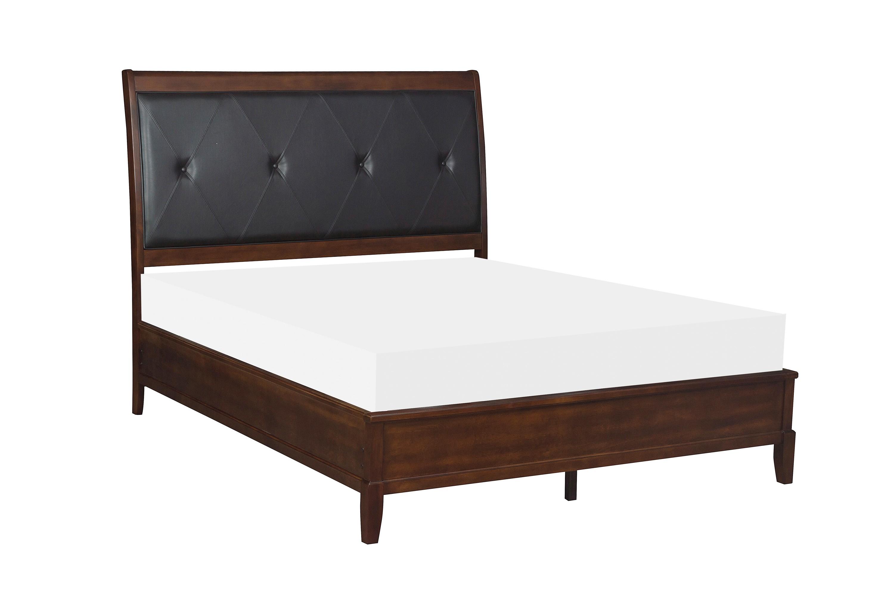 

    
Transitional Dark Cherry Wood Full Bed Homelegance 1730F-1* Cotterill
