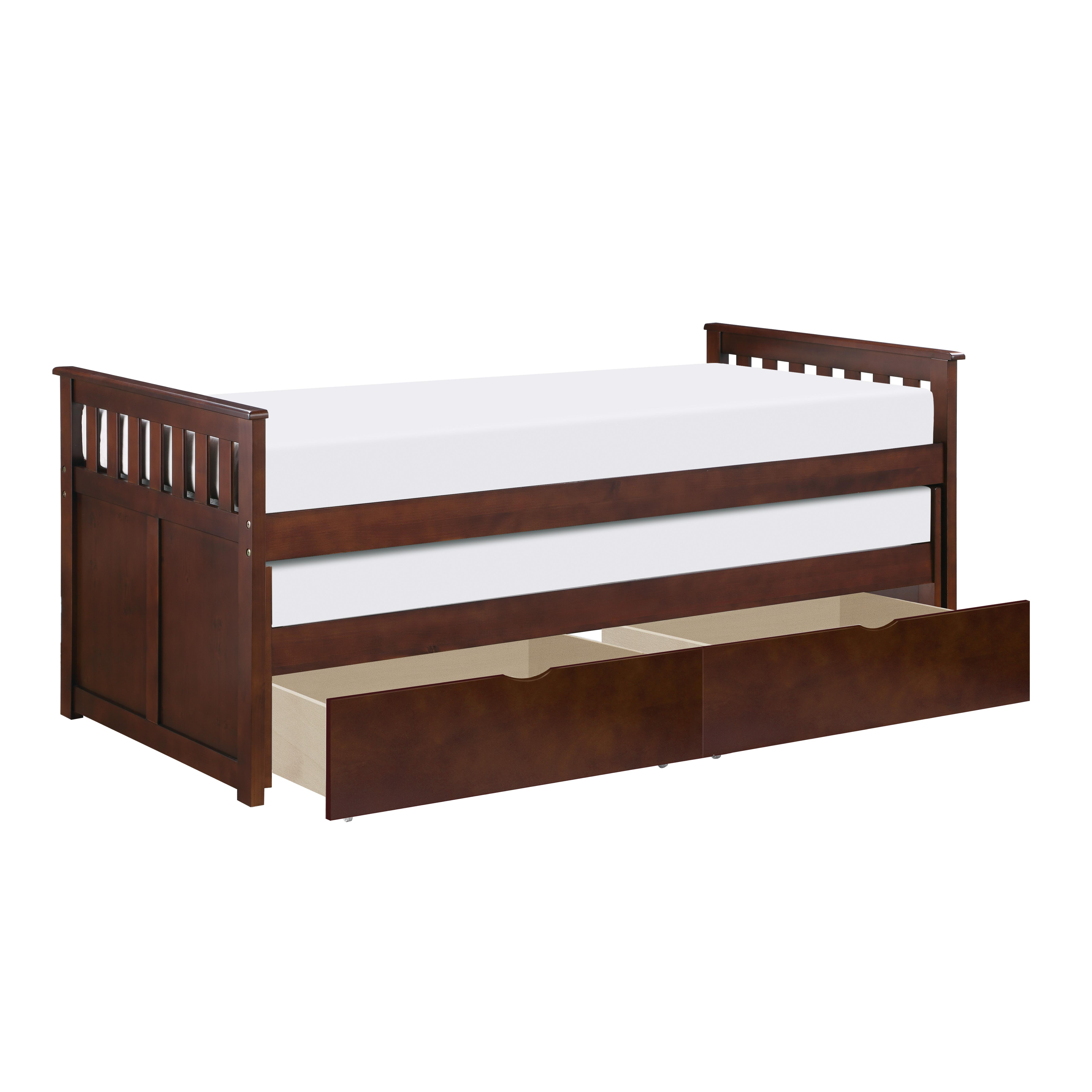

                    
Homelegance B2013RTDC-1T* Rowe Twin/Twin Bed Dark Cherry  Purchase 
