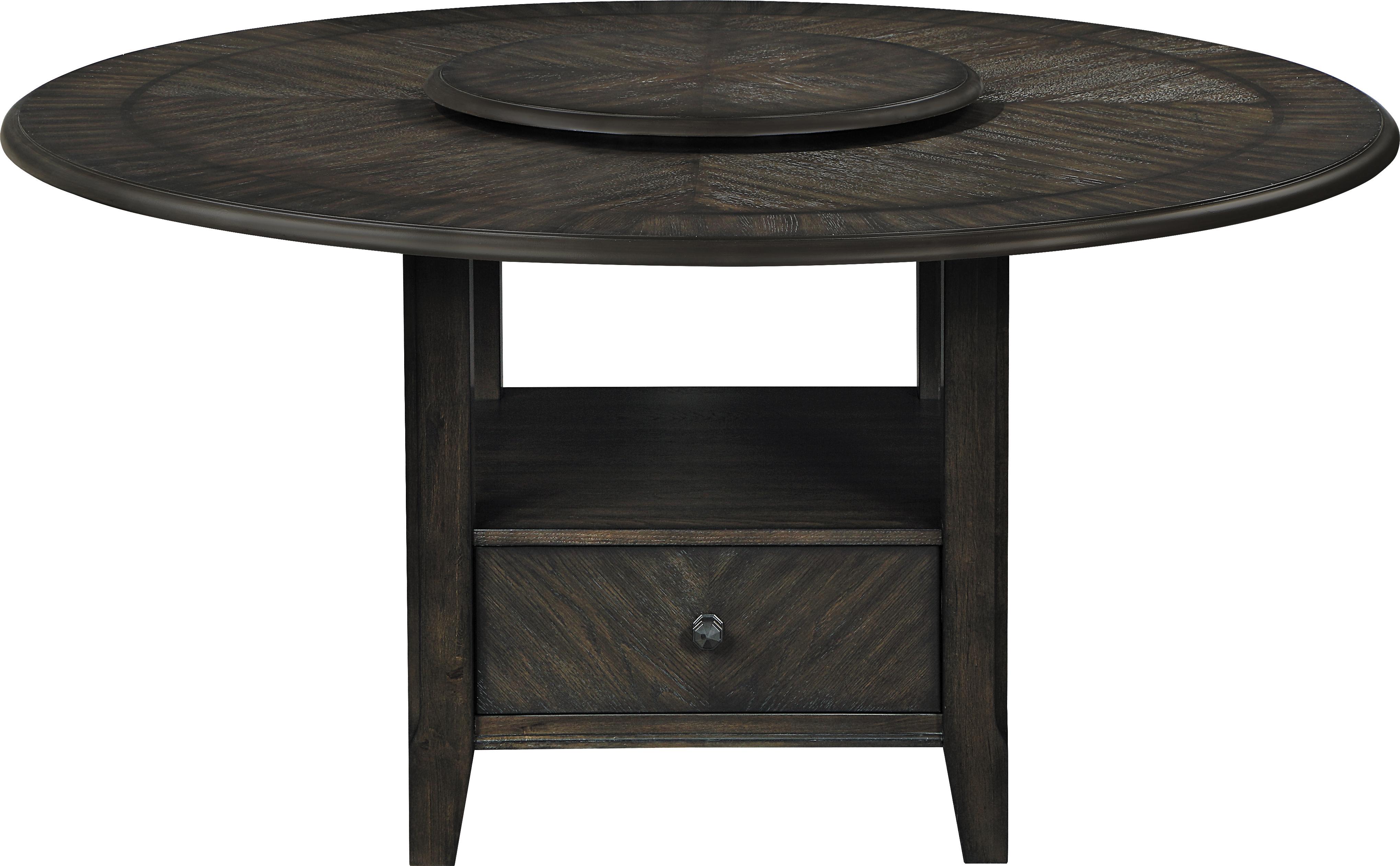 Transitional Dining Table 115101 Twyla 115101 in Cocoa 