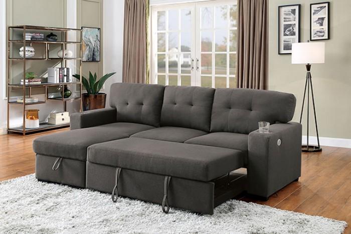

    
Furniture of America CM6069DG Sammy Sectional Sofa Dark Gray CM6069DG
