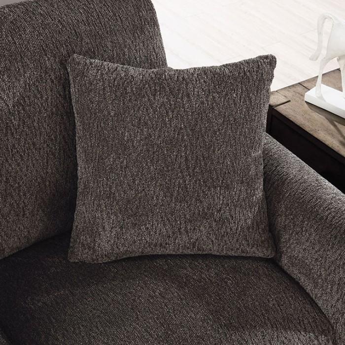 

    
Transitional Dark Gray Linen-like Fabric Arm Chair Furniture of America CM6088DG-CH Lauritz
