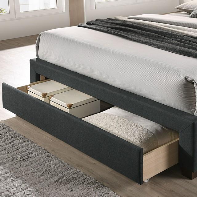 

    
Furniture of America CM7218DG-EK Sybella Storage Bed Dark Gray CM7218DG-EK
