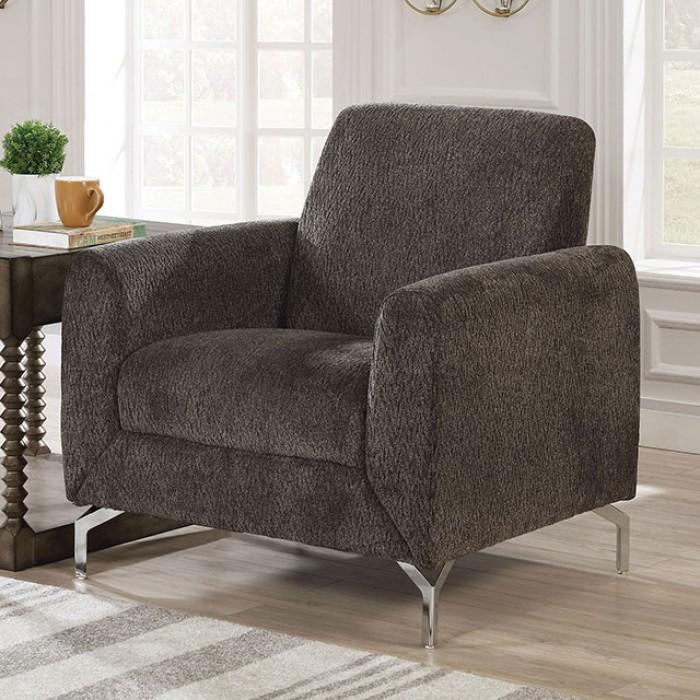 

                    
Furniture of America CM6088DG-SF-3PC Lauritz Sofa Loveseat and Chair Set Brown Fabric Purchase 
