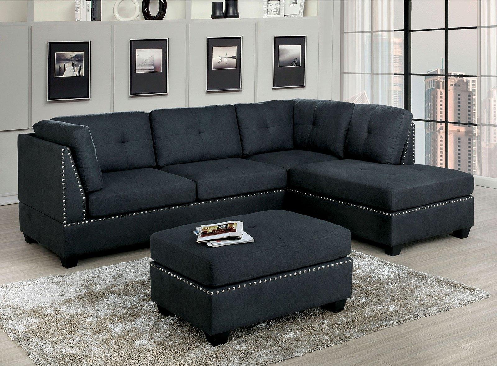 

    
Transitional Dark Gray Linen-like Fabric Ottoman Furniture of America CM6966-OT Lita
