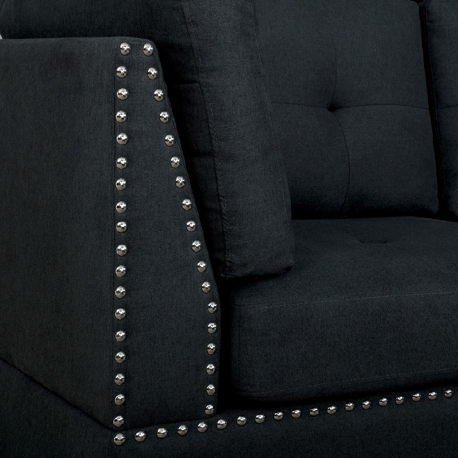 

                    
Furniture of America CM6966-2PC Lita Sectional Sofa and Ottoman Dark Gray Linen-like Fabric Purchase 
