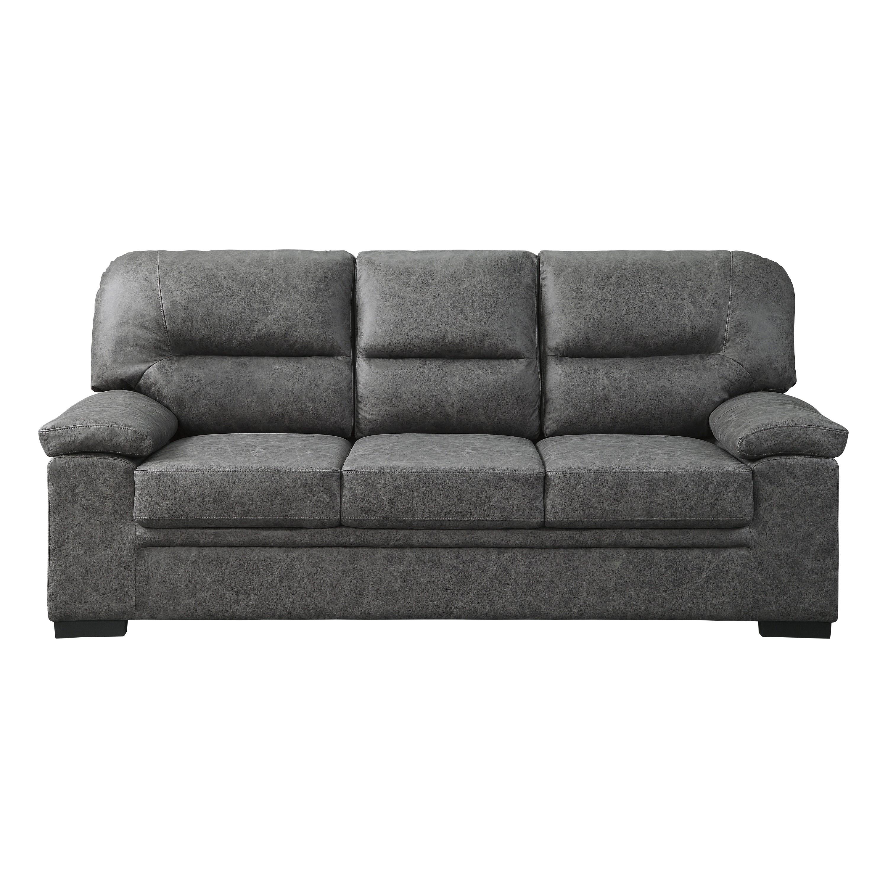 

    
Transitional Dark Gray Microfiber Sofa Homelegance 9407DG-3 Michigan
