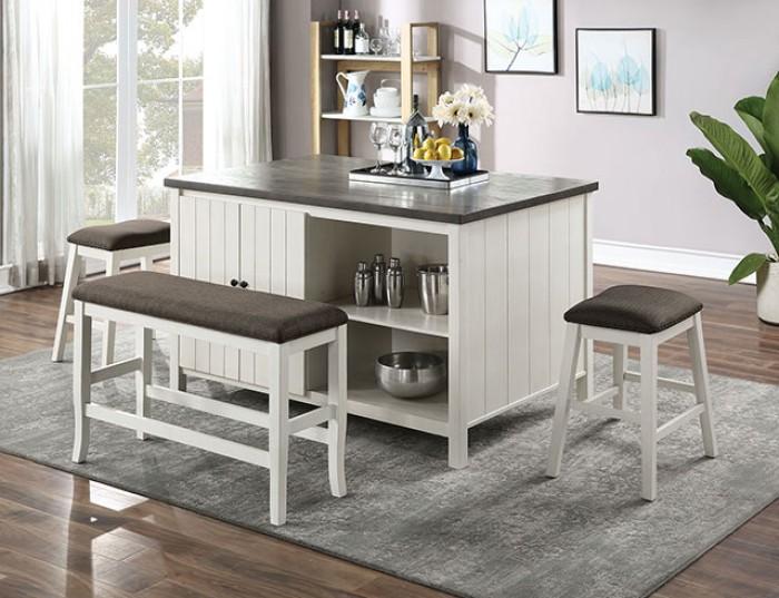 

    
Transitional Dark Gray & Off-White Solid Wood Counter Height Bench Furniture of America CM3498PBN Heidelberg

