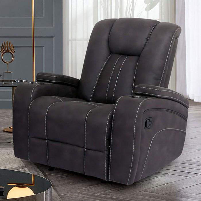 

                    
Furniture of America CM9903-3PC Amirah Reclining Living Room Set Dark Gray Fabric Purchase 
