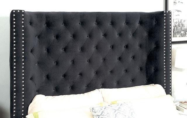 

    
Furniture of America Maribelle Queen Panel Bed CM7679DG-Q Panel Bed Dark Gray CM7679DG-Q
