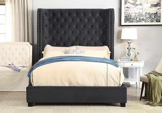 

    
Transitional Dark Gray Solid Wood Queen Panel Bed Furniture of America Maribelle CM7679DG-Q
