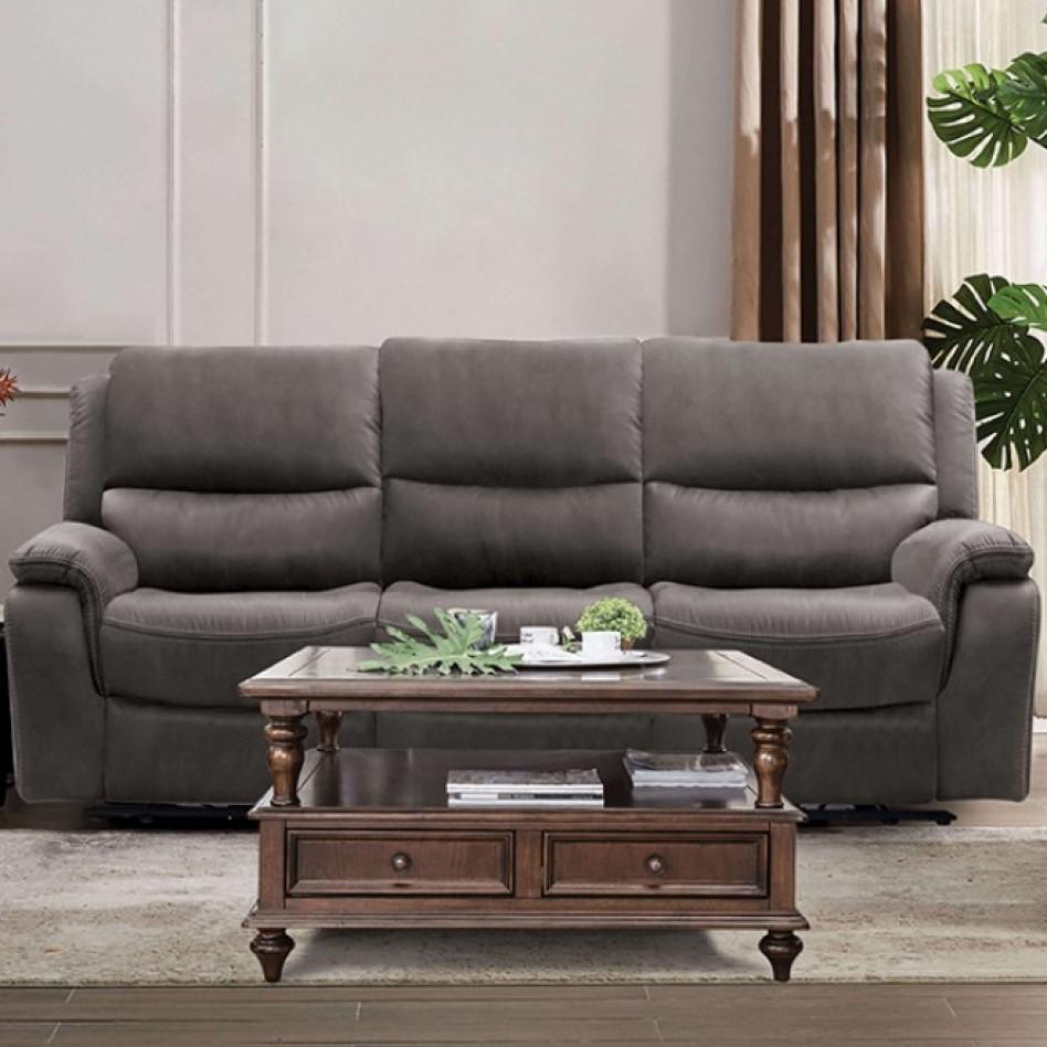 

    
Furniture of America Henricus Manual Reclining Sofa CM9911DG-SF-S Reclining Sofa Dark Gray CM9911DG-SF-S
