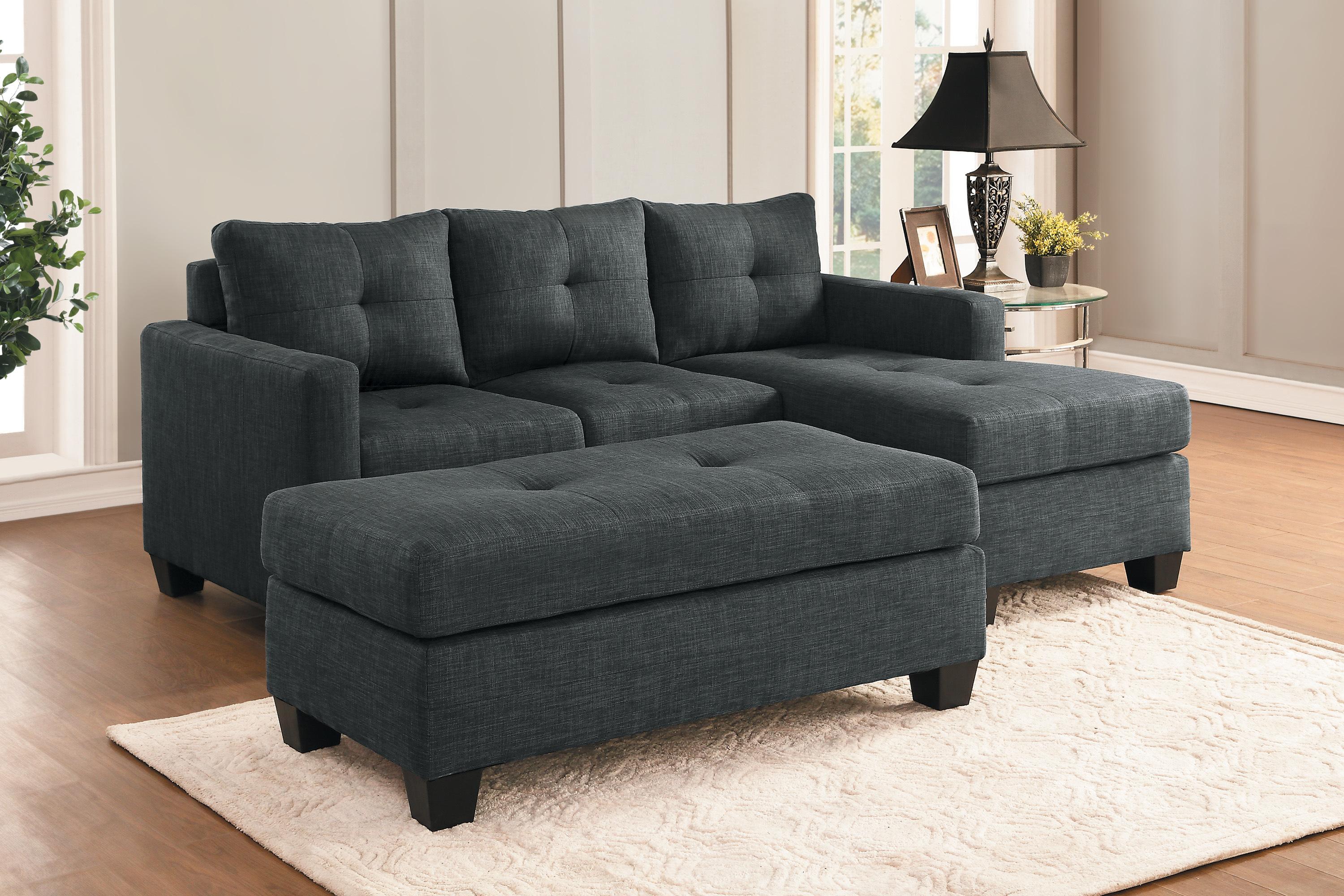 

                    
Buy Transitional Dark Gray Textured Resersible Sofa w/Ottoman Homelegance 9789DG*2OT Phelps
