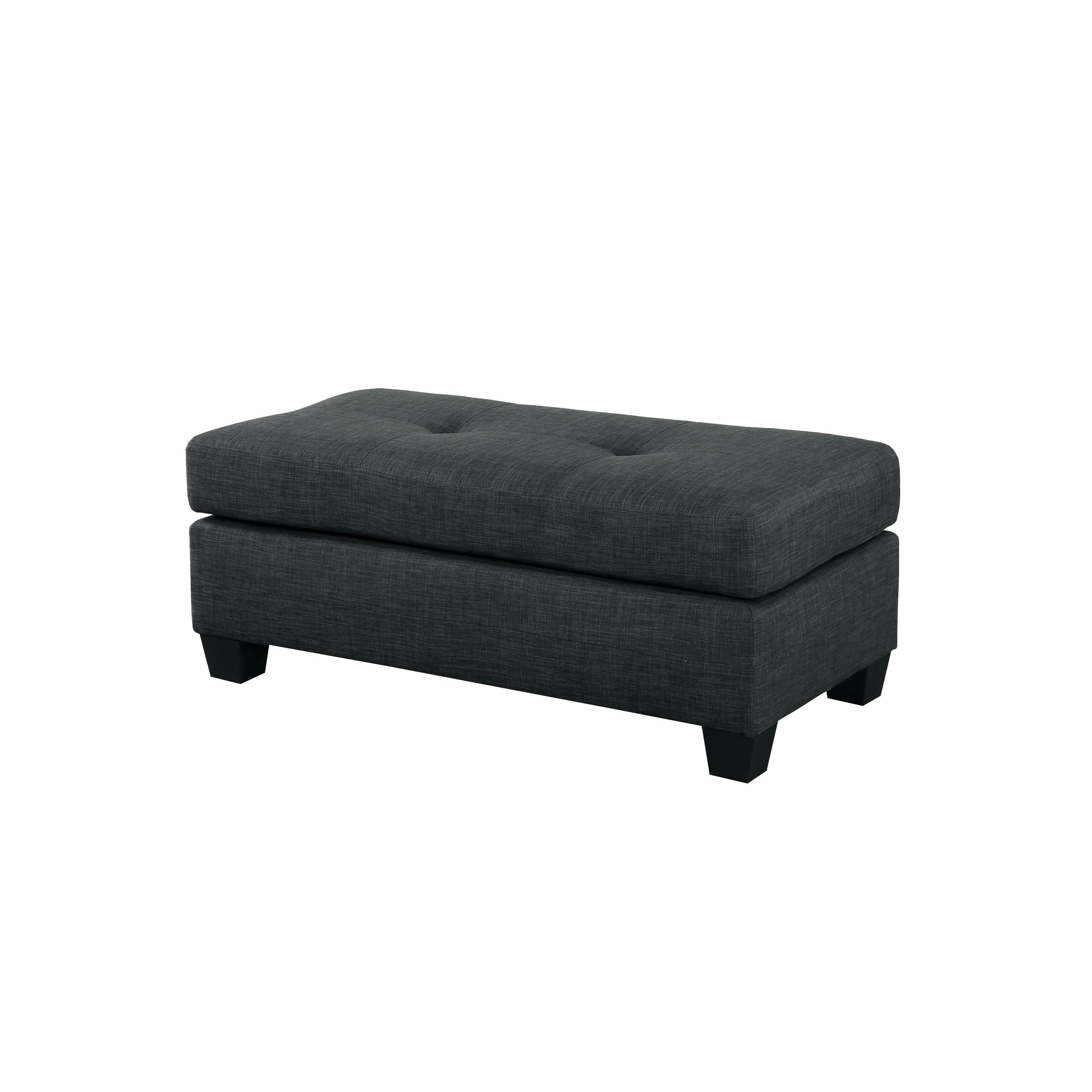 

    
9789DG*2OT Transitional Dark Gray Textured Resersible Sofa w/Ottoman Homelegance 9789DG*2OT Phelps
