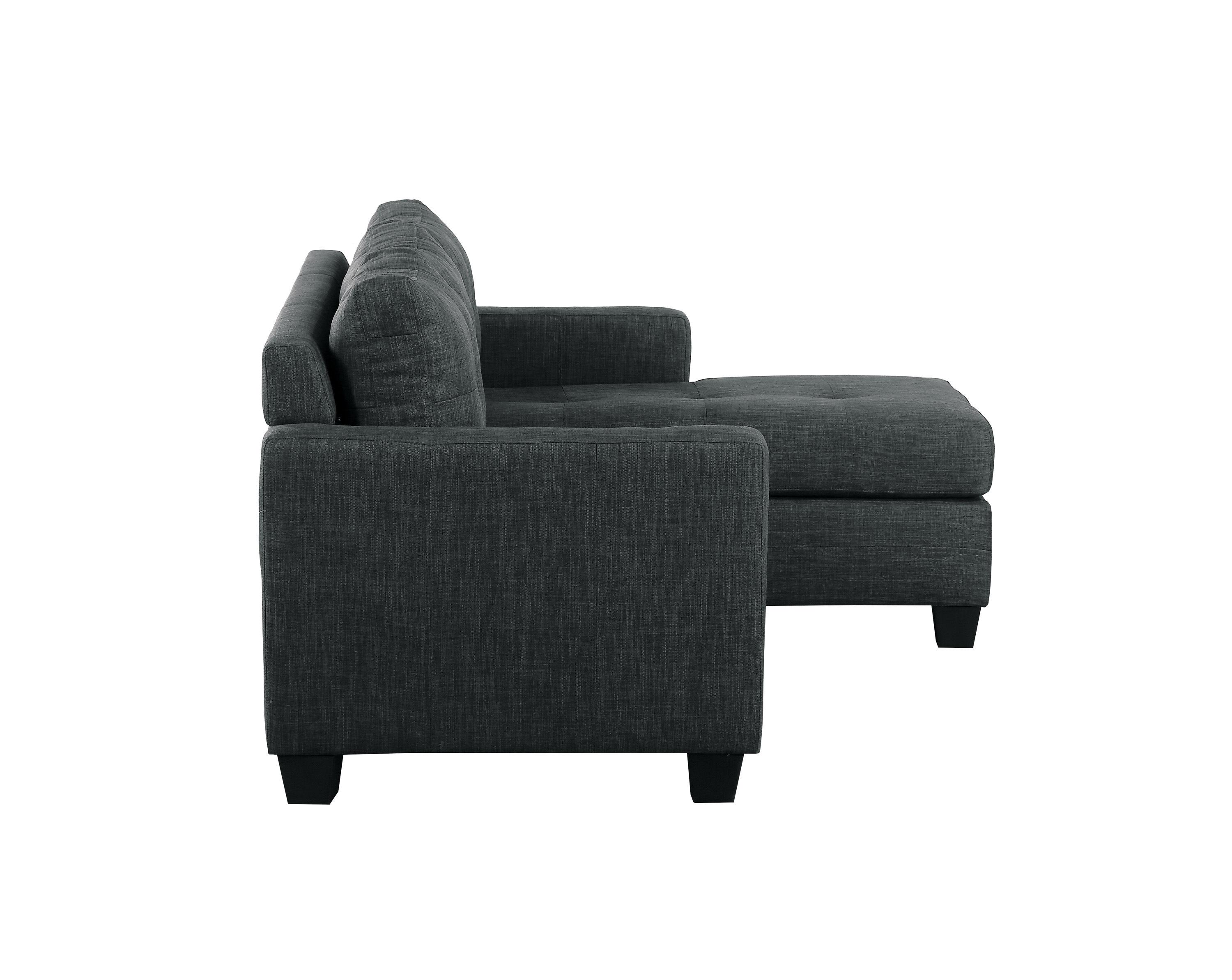 

                    
Homelegance 9789DG*2OT Phelps Sofa Chaise w/Ottoman Dark Gray Textured Purchase 
