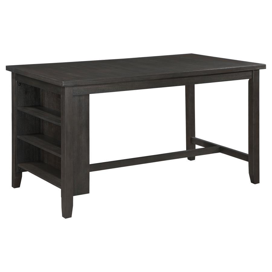 Transitional Counter Height Table Elliston Counter Height Dining Table 121168-T 121168-T in Dark Grey 