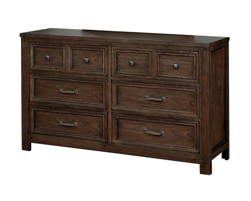 

    
Transitional Dark Oak Solid Wood Dresser Furniture of America CM7365A-D Tywyn
