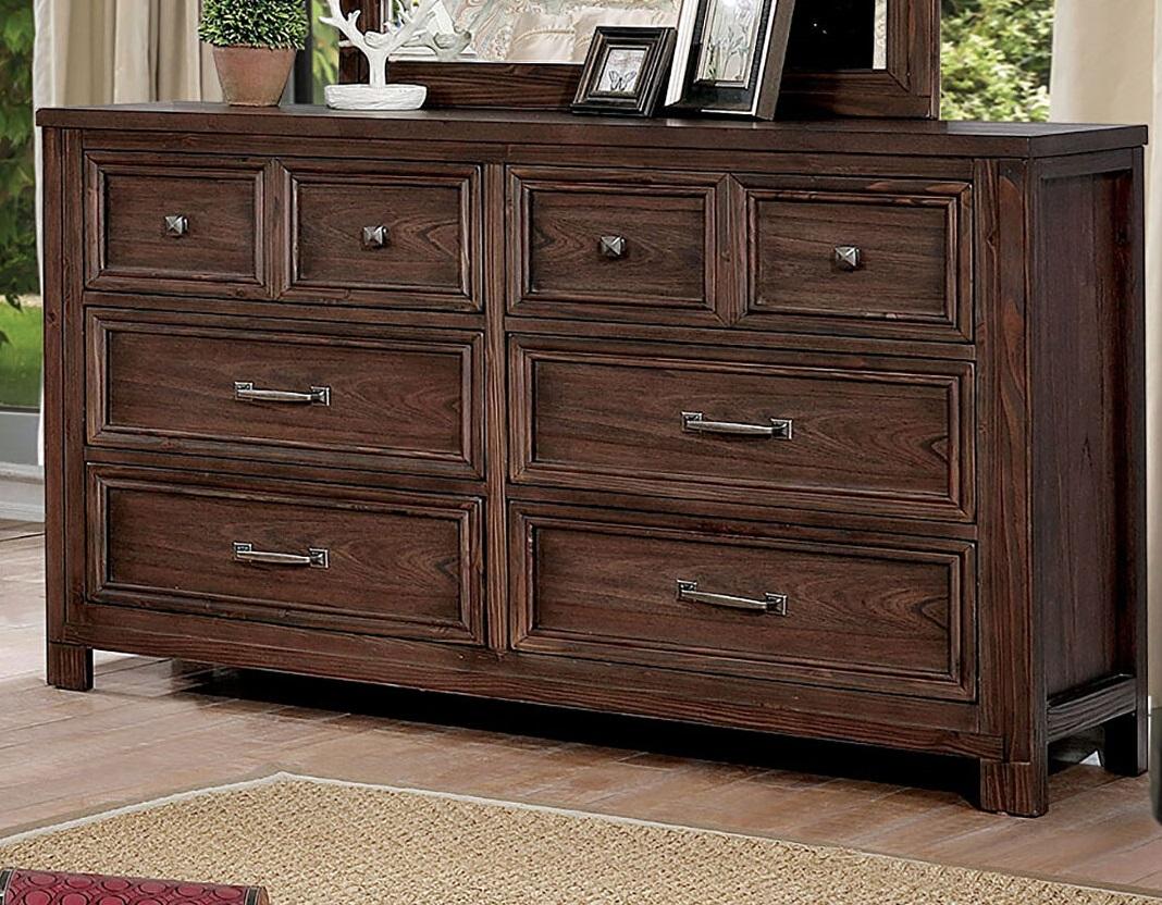 

    
Transitional Dark Oak Solid Wood Dresser Furniture of America CM7365A-D Tywyn
